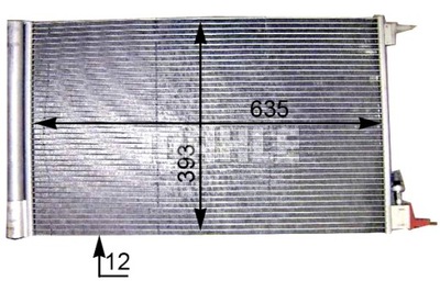 MAHLE КОНДЕНСАТОР КОНДИЦИОНЕРА CHEVROLET MALIBU OPEL INSIGNIA A