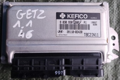Hyundai getz 1.1 63 km бортовой компьютер 39110-02420 фото №1