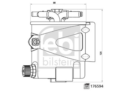 FILTRO COMBUSTIBLES 176594  