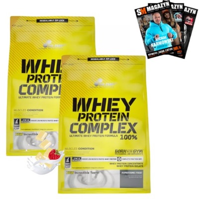 OLIMP WHEY PROTEIN COMPLEX 2x600g WPC WPI BIAŁKO