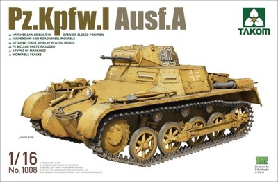 Pz.Kpfw.I Ausf.A 1:16 Takom 1008