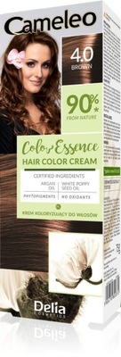 DELIA COLOR ESSENCE krem do koloryzacji włosów 4.0 brown