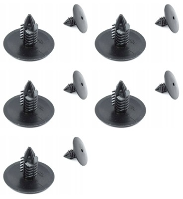 Клипса подкрылок renault 10/34mm 7703077435 za 10szt фото №1