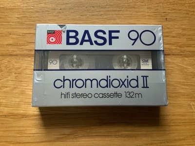 BASF chromdioxid II 90 1982-83 EUR, nowa w folii, #132