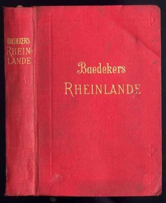 niemiecki przewodnik 1925 Baedeker, Die Rheinlande