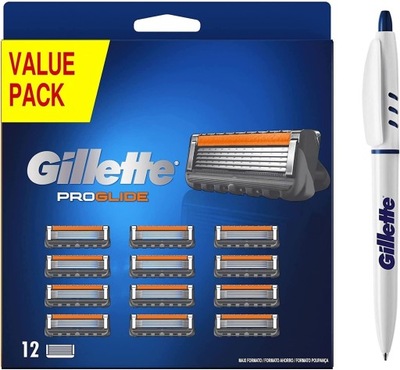 Ostrza do golenia Gillette Fusion 5 Proglide, 12 wkładów