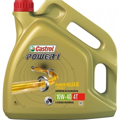 CASTROL 10W40 4L POWER 1 4T OLEJ SILNIKOWY