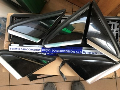 Mercedes b klasa w246 захист трикутник крила дзеркало пластик з хром фото №1