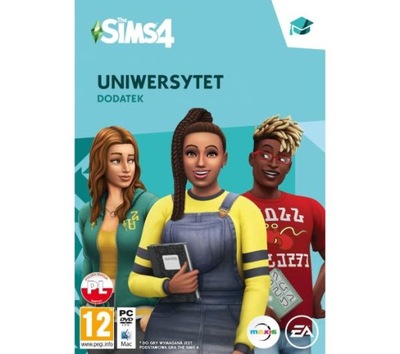 Dodatek do gry The Sims 4: Uniwersytet PC PL 12+