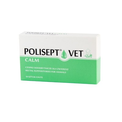 JM SANTE Polisept Vet Calm czopki CBD stres 10szt