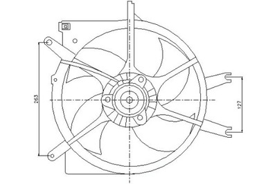 Nissens вентилятор радиатора honda city sedan 1.5 фото №1