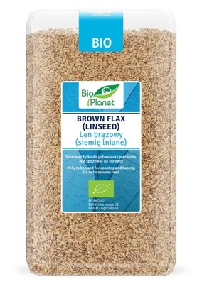 Len Brązowy (Siemię Lniane) BIO 1kg BIO PLANET