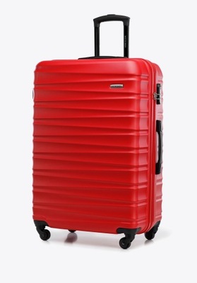 WITTCHEN - Duża walizka z ABS-u Czerwona 56-3A-313-35