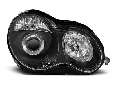 FAROS PARTE DELANTERA MERCEDES C-KLASA W203 BLACK SOCZEWKOWE  