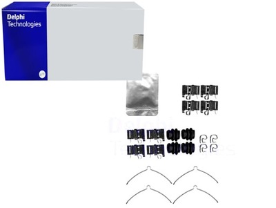 Набір монтажний гальмівних колодок перед jeep cherokee lexus es ls nx rx toyota фото №1