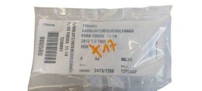 Ford focus труба шланг інтеркулер 1784498 фото №1