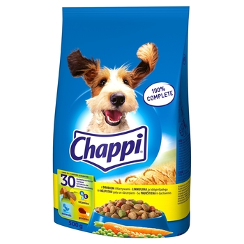 CHAPPI DRY MIĘSNA UCZTA DRÓB WARZYWA 500G ,,