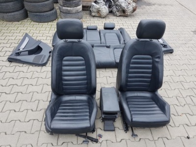 Vw passat b7 sedan сиденья кожаный заднее сиденье фото №1
