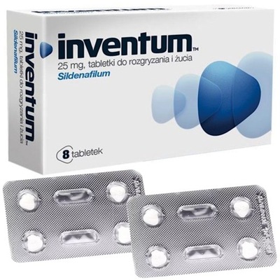 Inventum 25mg Sildenafil Erekcja Potencja 8 tab.