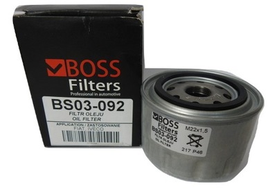 BS03-092 FILTER OILS IVECO FIAT DUCATO 2.3 JTD 06-  