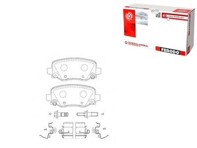 PADS BRAKE REAR FIAT 500X JEEP CHEROKEE RENEGADE 1.3D-3.2 11.13-  