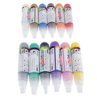 12-kolorowy marker z farbą akrylową do ciała
