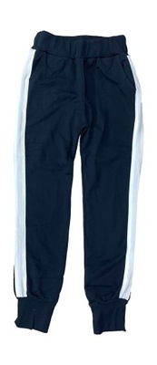 Spodnie dresowe dresy lampasy JOGGERY *140-146