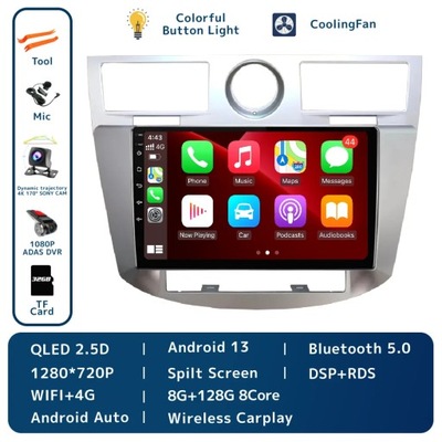 NAWIGATOR GPS PARA CHRYSLERA SEBRING CIRRUS 2007-2010 RADIO DE AUTOMÓVIL CARPLAY AUTO  