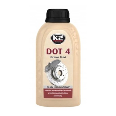 K2 DOT4 DOT-4 SYNTETYCZNY PŁYN HAMULCOWY 250ML