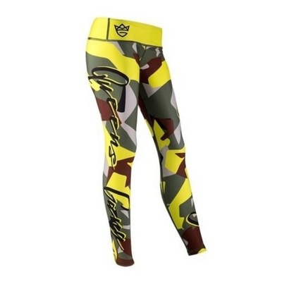 OLIMP QUEENS GANG LEGGINSY CAMO LADY MORO roz. XS