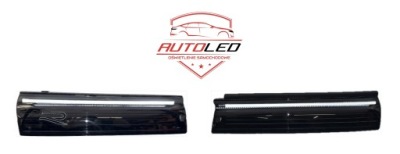 Vw tiguan 3 ct1 молдинг левая правая r-line w бампер диоды led drl фото №1