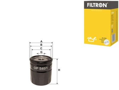 FILTRO ACEITES DS DS 3 DS 4 DS 4 II DS 5 DS 7 DAF 400 400-SERIE ARO  