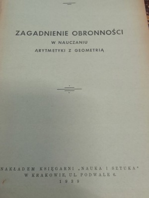 Sierko ZAGADNIENIE OBRONNOŚCI W NAUCZANIU 1939