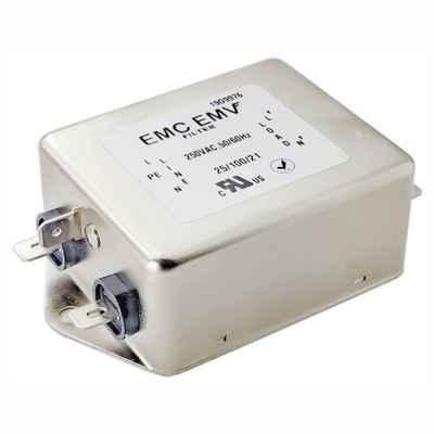 Jednofazowy filtr EMI Akyga EMC EMV EN2010-10-F 10A