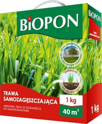 Biopon trawa SAMOZAGĘSZCZAJĄCA nasiona 1kg na 40m2