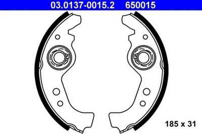 КОЛОДКИ ТОРМОЗНЫЕ FIAT CC/PANDA/UNO/SC 83-08 03.0137-0015.2