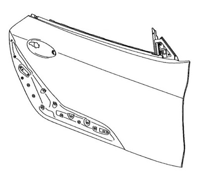 Дверь передние перед правое toyota gr supra 2019- фото №1