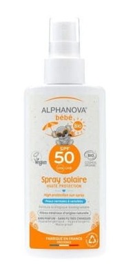 Alphanova Bebe Krem Spray SPF 50+ dla niemowląt