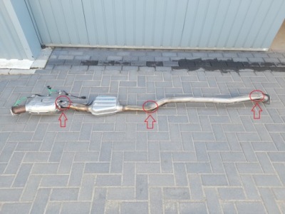 Mazda 3 iv 19- вихлоп гасник труба 2.5 4x4 hb usa фото №1