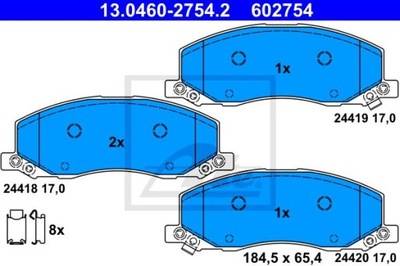 ATE 13.0460-2754.2 TRINKELĖS STABDŽIŲ PRIEK. OPEL INSIGNIA 1,4-2,8 08- 