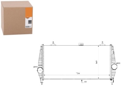 Nrf30194 интеркулер citroen c5 2,2hdi/2,7hdi peug фото №1