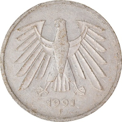 Moneta, Niemcy - RFN, 5 Mark, 1991