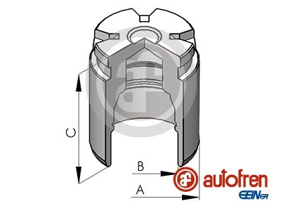 PISTÓN DE FRENADO VW PARTE TRASERA LUPO/POLO 95- D02578  