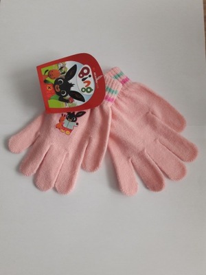 Rękawiczki zimowe Bing różowe