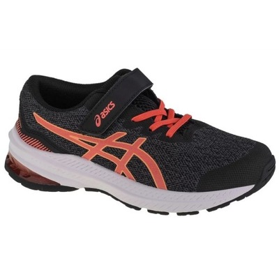 Czarne Tkanina Buty Sport Treningowe Asics r.35