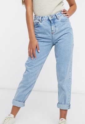 PETITE SPODNIE JEANSOWE DAMSKIE PROSTE 24/28 1RBD