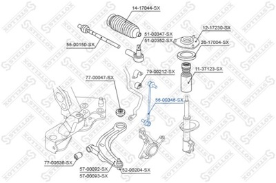 CONECTOR ESTABILIZADOR MITSUBISHI OUTLANDER 2.0DI-D  