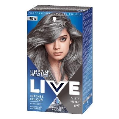 Live Urban Metallic farba na vlasy U72 Dusty Silver