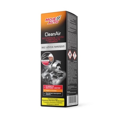 CleanAir ODGRZYBIACZ KLIMATYZACJI BLACK 150ml