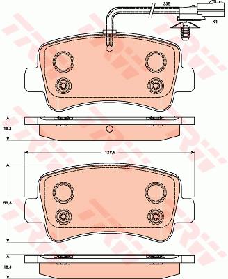 КОЛОДКИ ГАЛЬМІВНІ ЗАД RENAULT MASTER 10- POJED